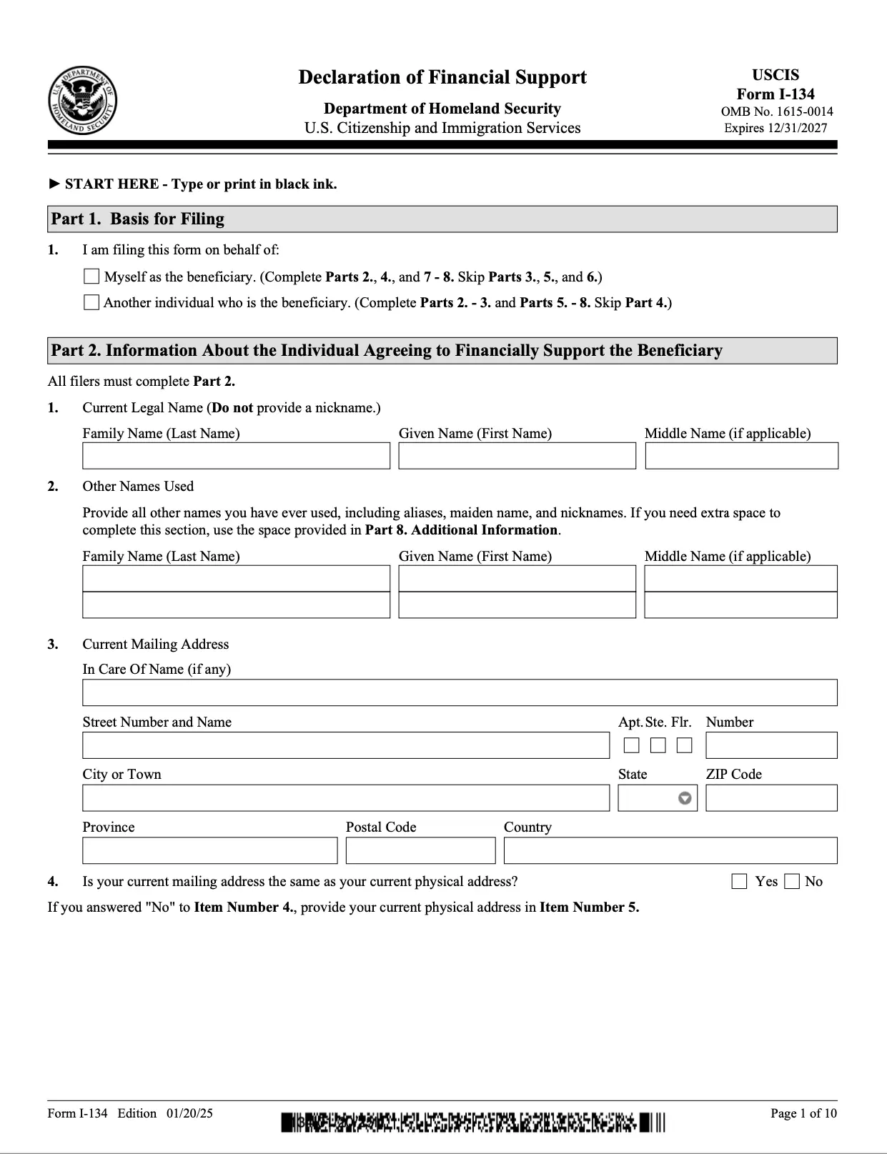 Form-i-134