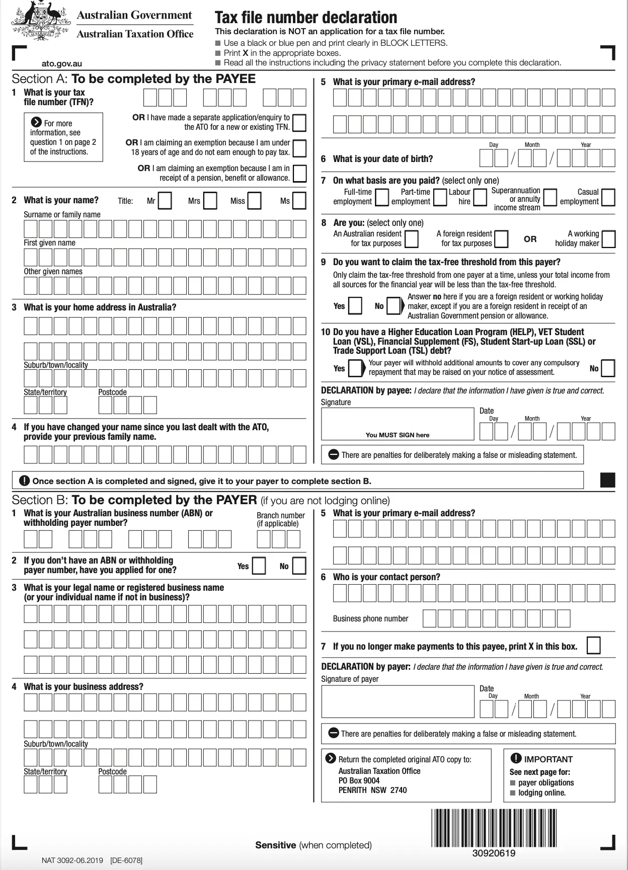 N3092-form